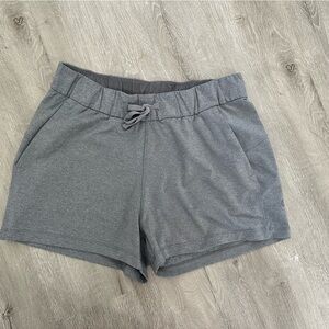 Lululemon On The Fly Gray Women's Casual Shorts